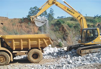 SANY hydraulic diggers in Brazilian iron mining SANY hydraulic diggers in Brazilian iron mining