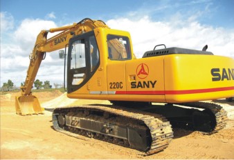 SANY hydraulic diggers in Tunisian reservoir construction SANY hydraulic diggers in Tunisian reservoir construction