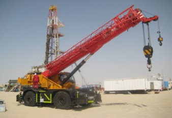 SANY crane machines participates in oilfield projects in UAE