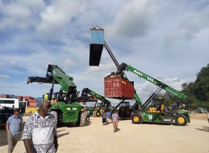 SANY reach stackers improves port operation in Vanuatu SANY reach stackers improves port operation in Vanuatu
