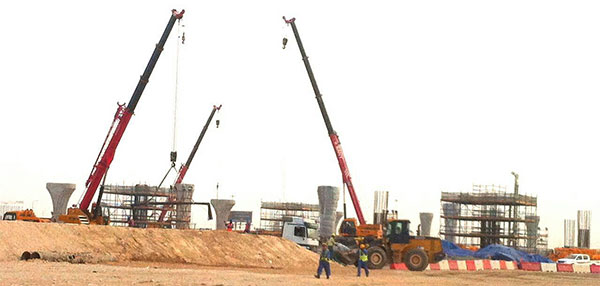 SANY STC250 25T TRUCK CRANE IN QATAR EAST WEST CORRIDOR .jpg SANY STC250 25T TRUCK CRANE IN QATAR EAST WEST CORRIDOR .jpg