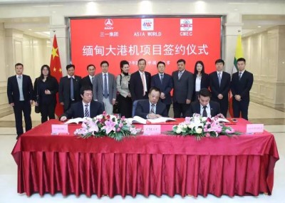 SANY RTG wins favor of Myanmar’s largest enterprise