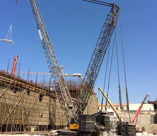 SANY SCC4000 CRAWLER CRANE BUILDING ALGERIA GREAT MOSQUE.jpg SANY SCC4000 CRAWLER CRANE BUILDING ALGERIA GREAT MOSQUE.jpg