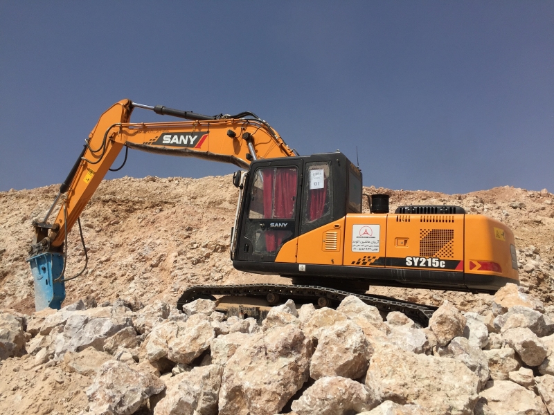 SANY SY215C Excavators Construction Projects SANY SY215C Excavators Construction Projects