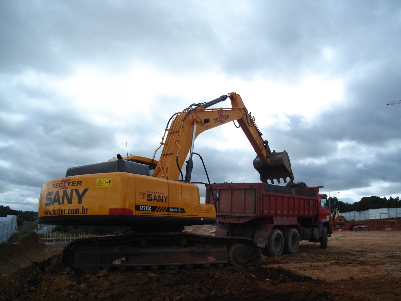 SANY SY215C Excavators Construction Projects SANY SY215C Excavators Construction Projects