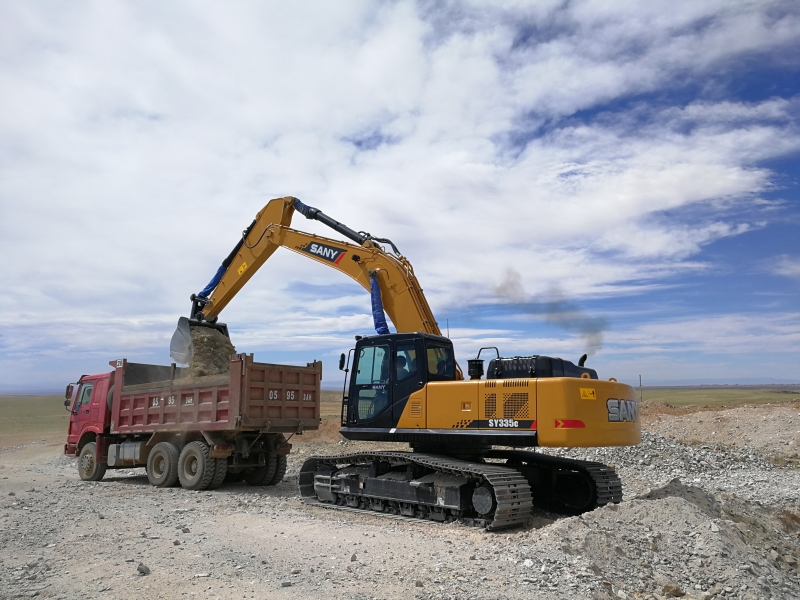 SANY SY335H Excavators Construction Projects SANY SY335H Excavators Construction Projects