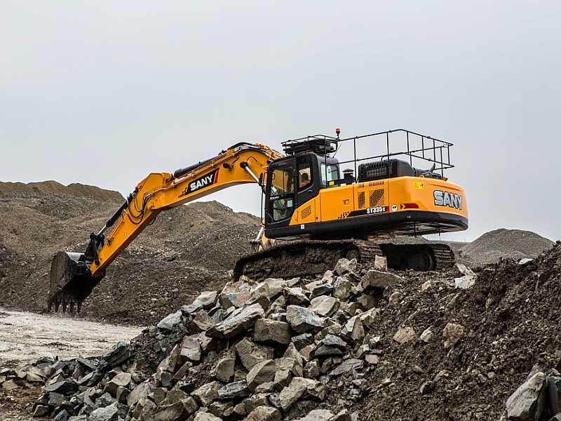 SANY SY335H Excavators Construction Projects SANY SY335H Excavators Construction Projects