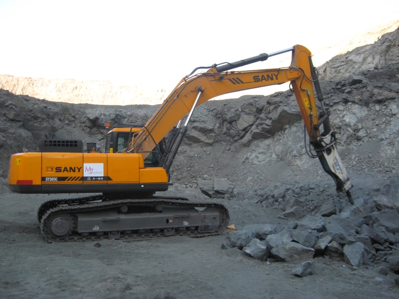 SANY SY365H Excavators Construction Projects