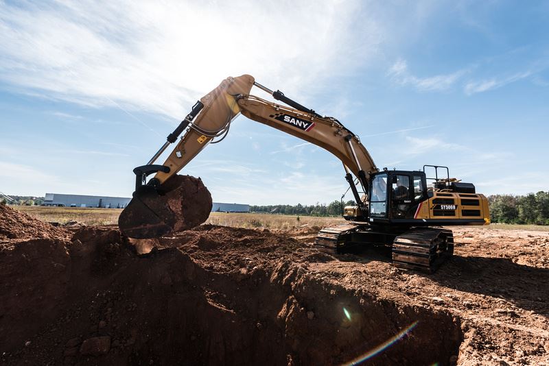 SANY SY500H 50 Ton Excavators Construction Projects SANY SY500H 50 Ton Excavators Construction Projects