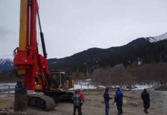SANY drilling equipment in Caucasus