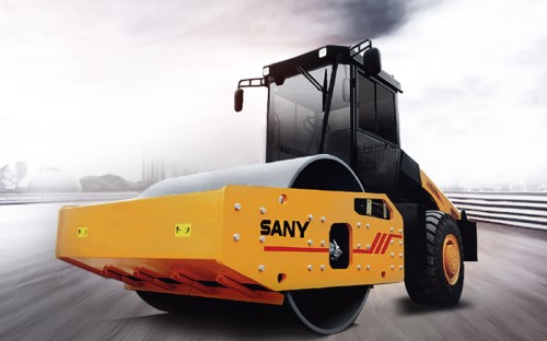 SANY intros 20-ton, 22-ton hydraulic single-drum rollers: only 3 seconds to start oscillation 