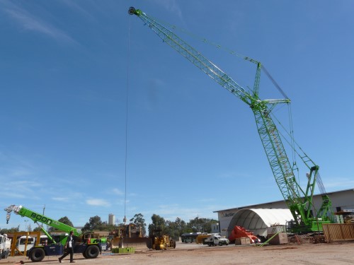 SANY SCC8300 crawler crane used in Australia’s largest LNG project SANY SCC8300 crawler crane used in Australia’s largest LNG project