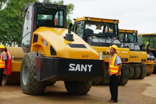SANY road machinery used in the Yangon–Mandalay Expressway upgrade SANY road machinery used in the Yangon–Mandalay Expressway upgrade