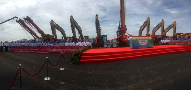 SANY machines exhibited at ground-breaking ceremony of Malaysia’s super railway project SANY machines exhibited at ground-breaking ceremony of Malaysia’s super railway project