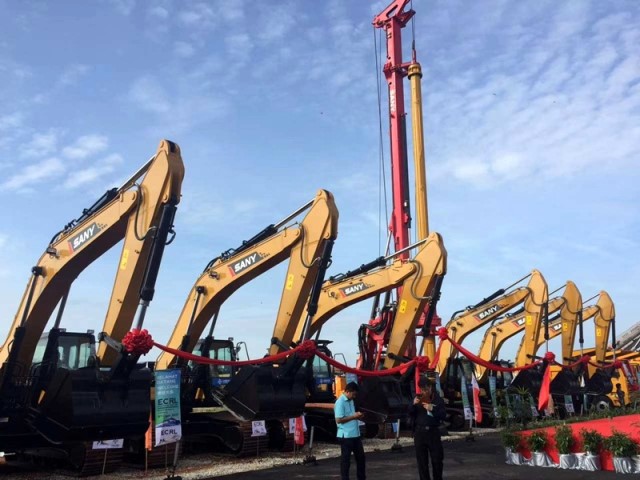 SANY machines exhibited at ground-breaking ceremony of Malaysia’s super railway project SANY machines exhibited at ground-breaking ceremony of Malaysia’s super railway project