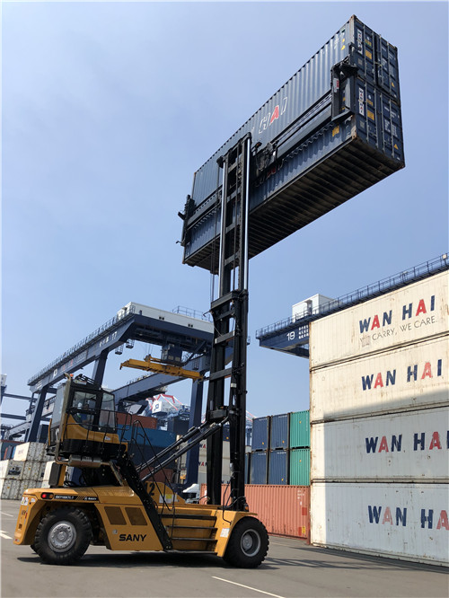 SANY cooperates with Wan Hai Lines SANY cooperates with Wan Hai Lines