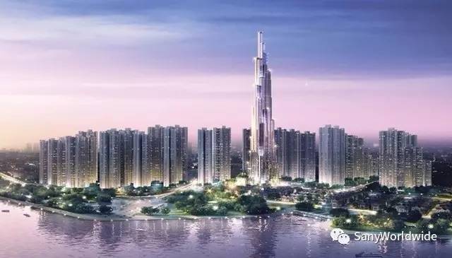 SANY Concrete Machinery Helps Build the New Landmark in Southeast Asia SANY Concrete Machinery Helps Build the New Landmark in Southeast Asia