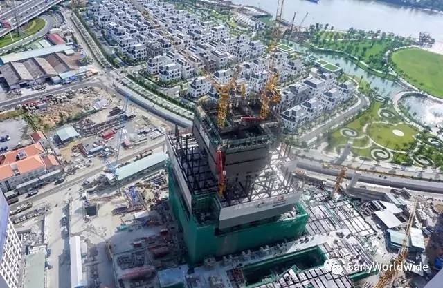 SANY Concrete Machinery Helps Build the New Landmark in Southeast Asia SANY Concrete Machinery Helps Build the New Landmark in Southeast Asia
