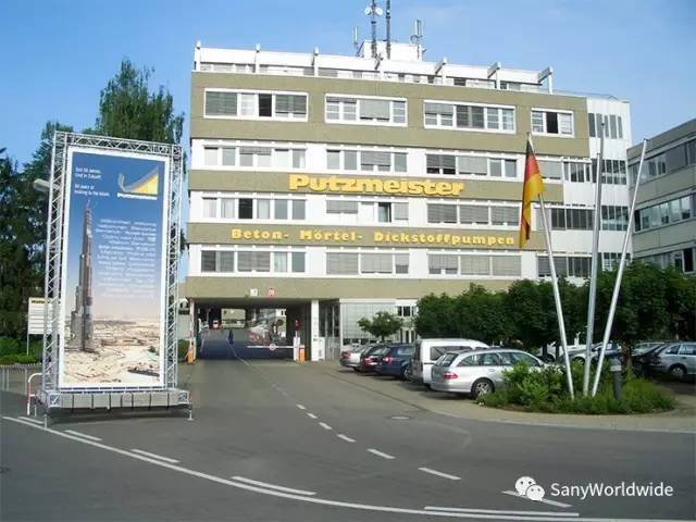 SANY merged German concrete machinery giant Putzmeister in 2012