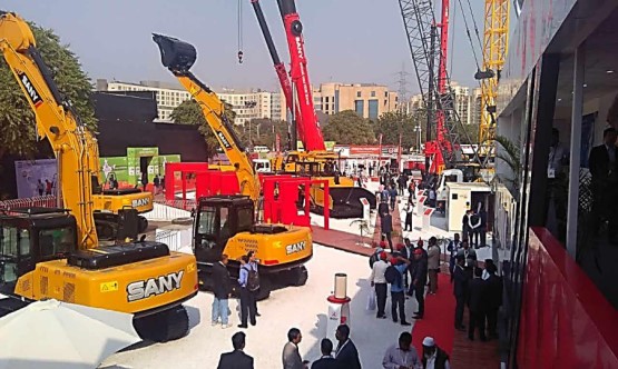SANY brings latest products to BAUMA CONEXPO INDIA 2016 