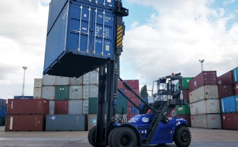SANY SDCY100K6G double box container handler in Leeds SANY SDCY100K6G double box container handler in Leeds