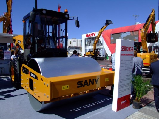Sany enters compaction market with introduction of SSR120C-8 roller 