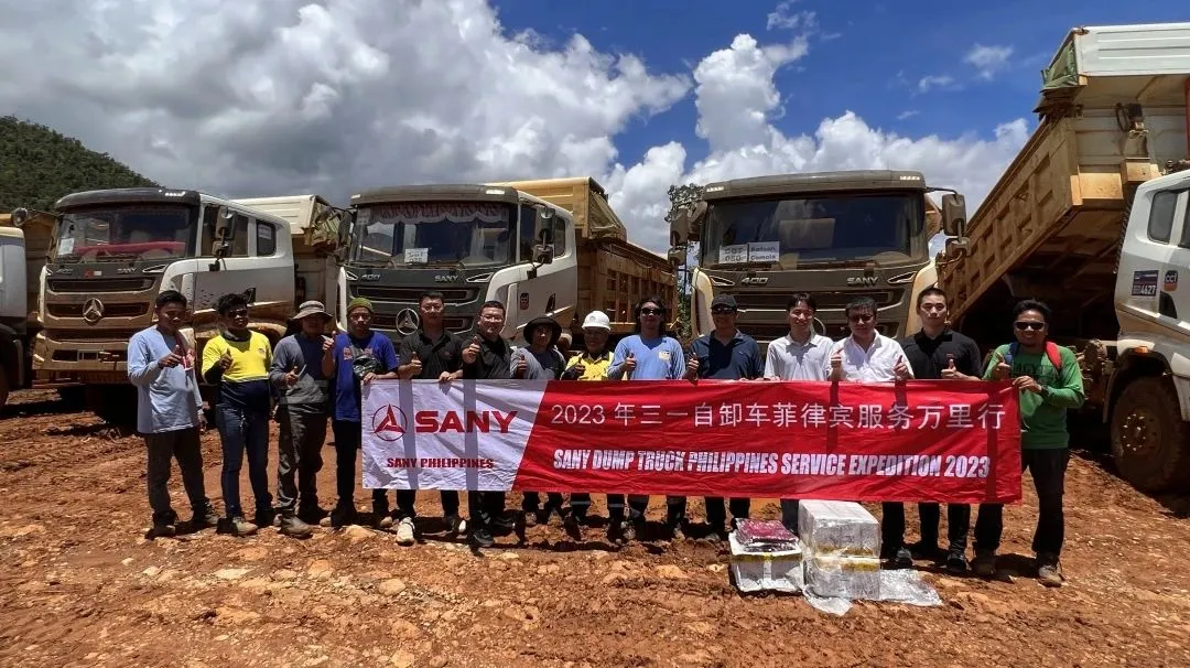 O Compromisso da SANY com a Qualidade e o Serviço Repercute em Todas as Filipinas