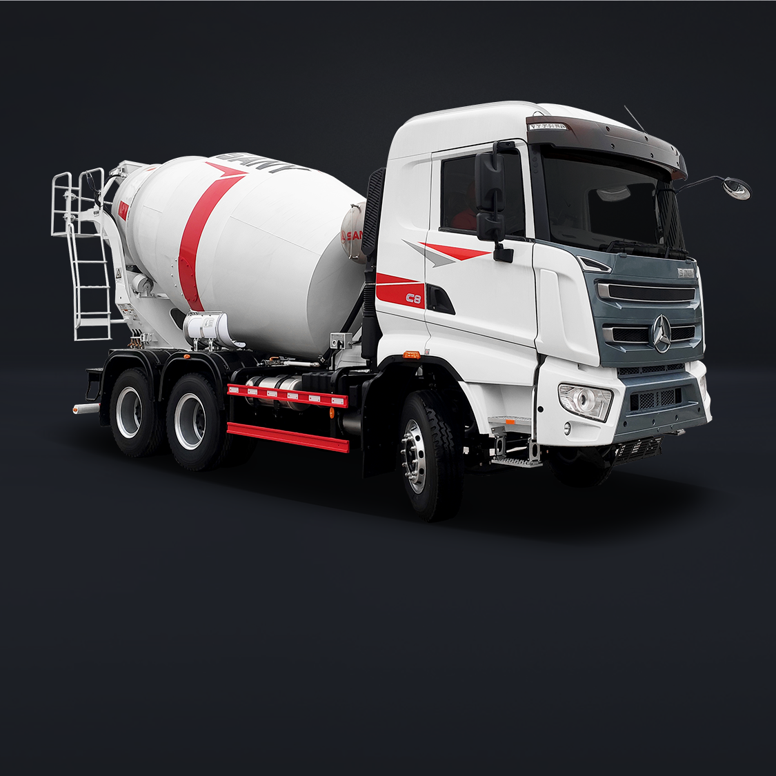 ミニカー 1/24 SANY 三⼀重⼯ 8×4 コンクリートミキサー車 ミニカー 1/24 SANY 三⼀重⼯ 8×4 コンクリートミキサー車