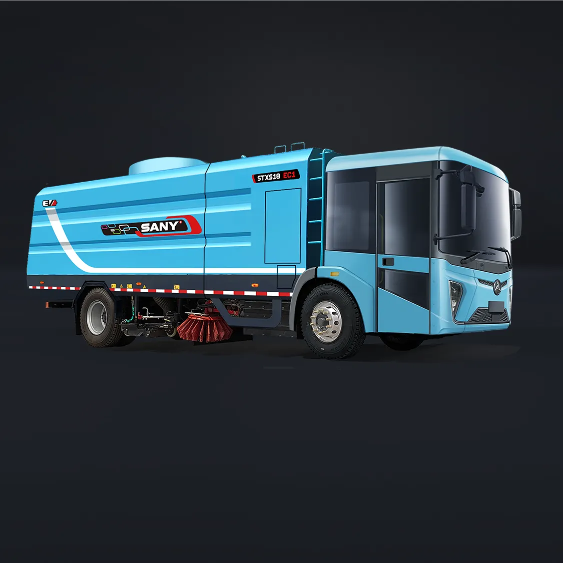 Low Use 18T electric sweeper truck | Ultra-Low Energy Consumption and Low Use ...