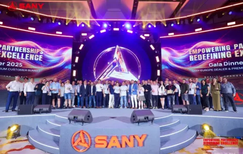 Lebih dari Sekadar Kata: Kekuatan SANY Telah Dirasakan oleh Lebih dari 500 Mitra Eropa