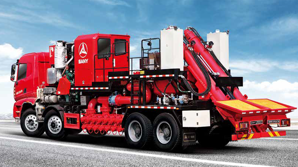 Barrel Fracturing Blender Equipment Safe Blending SANY Group