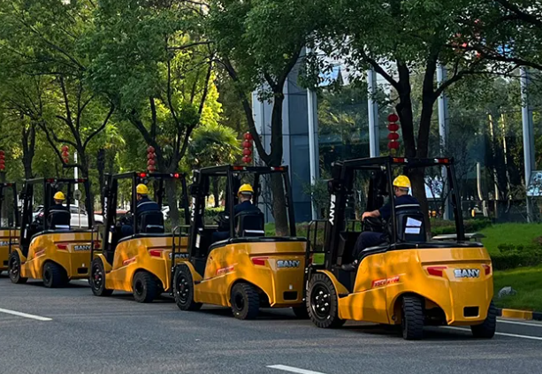 Driving electric forklifts