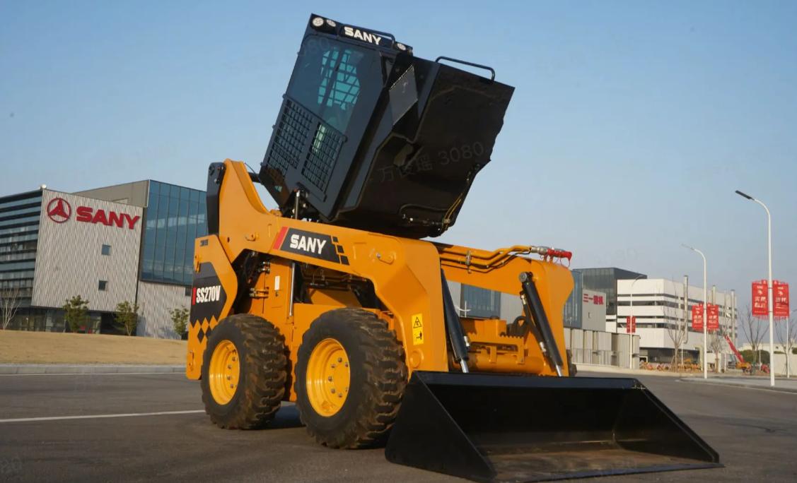 Skid Steer Loader is getting ready to head off to work