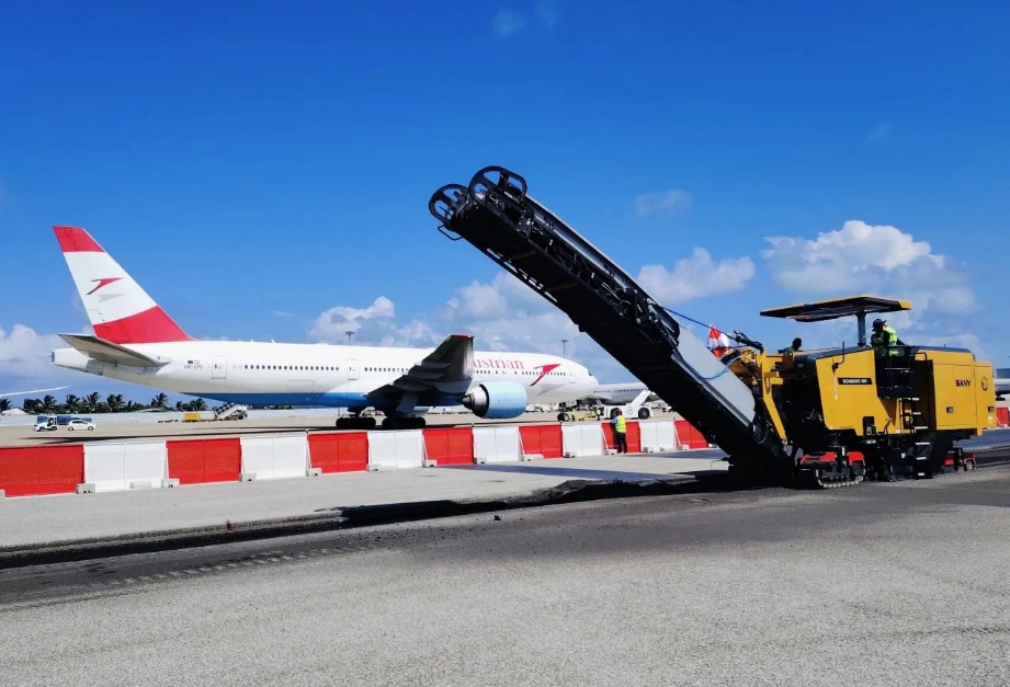 SANY milling machine in operation