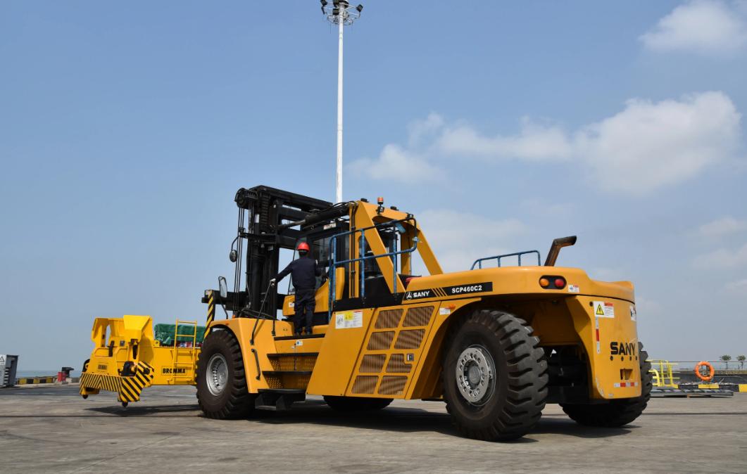 A forklift ready for work