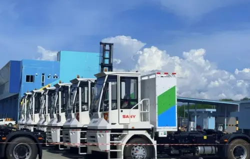SANY Delivers Electric Terminal Tractors to Thailand, Powering Green Port Operations
