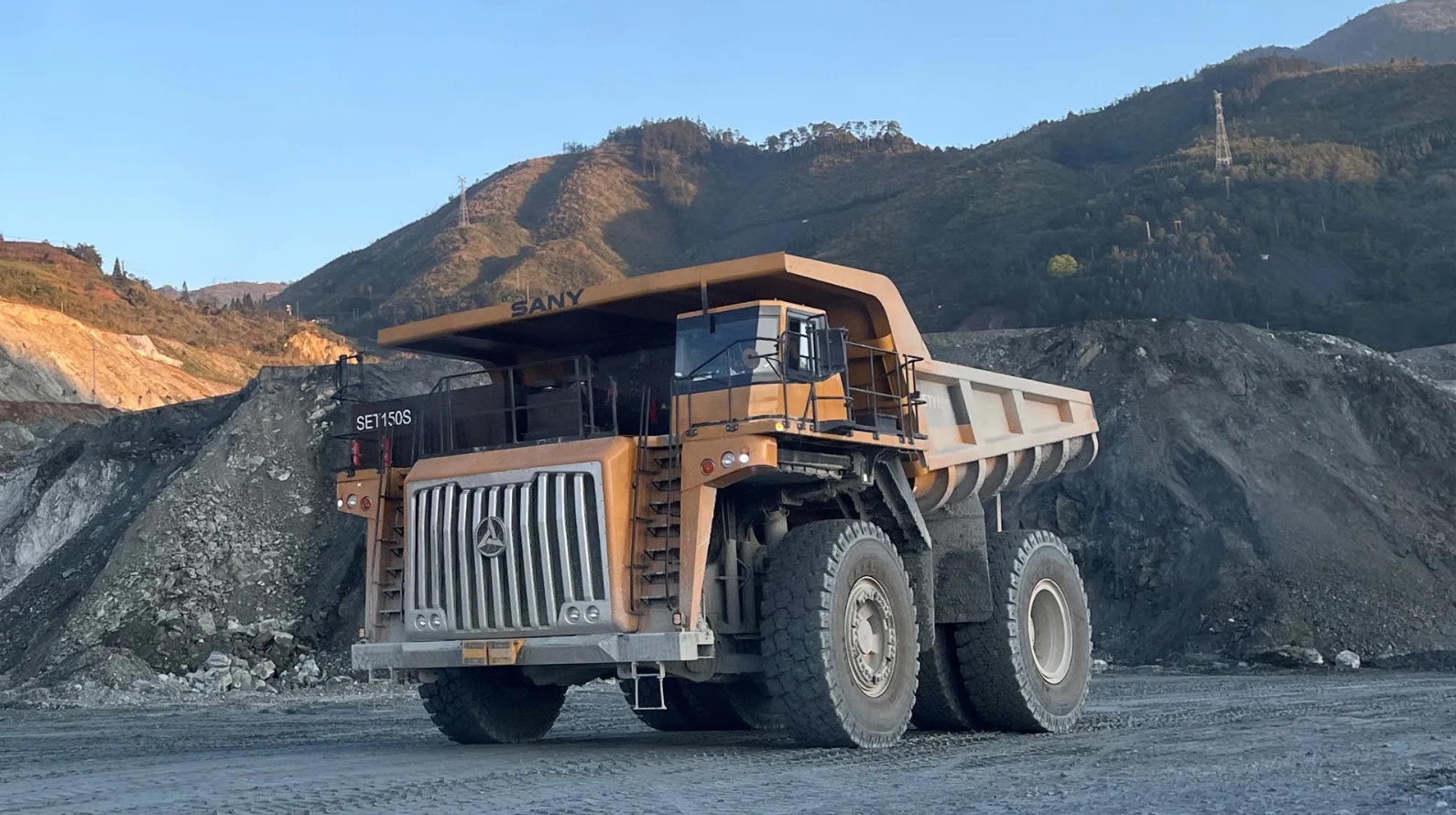SANY Electric Drive Mining Truck