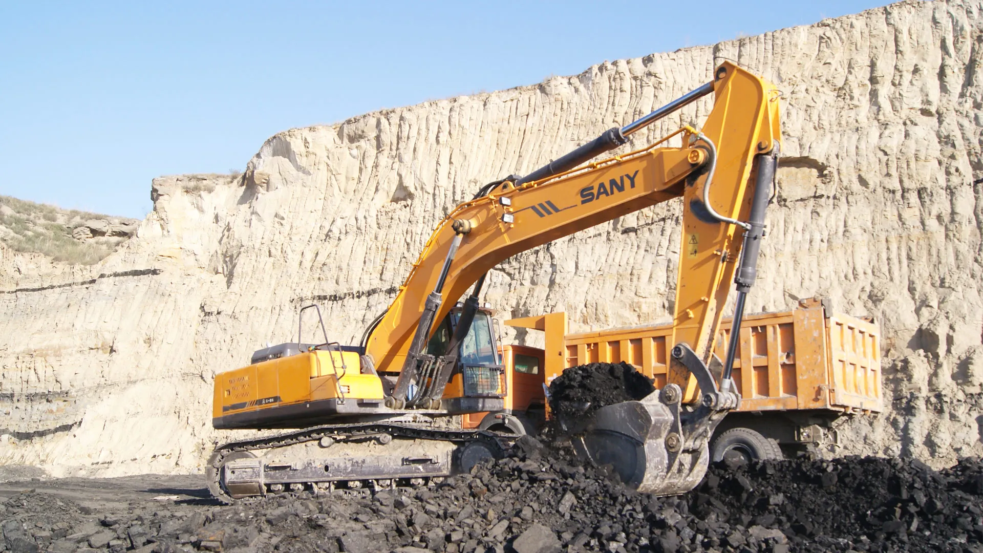 Crushing operation in preparation