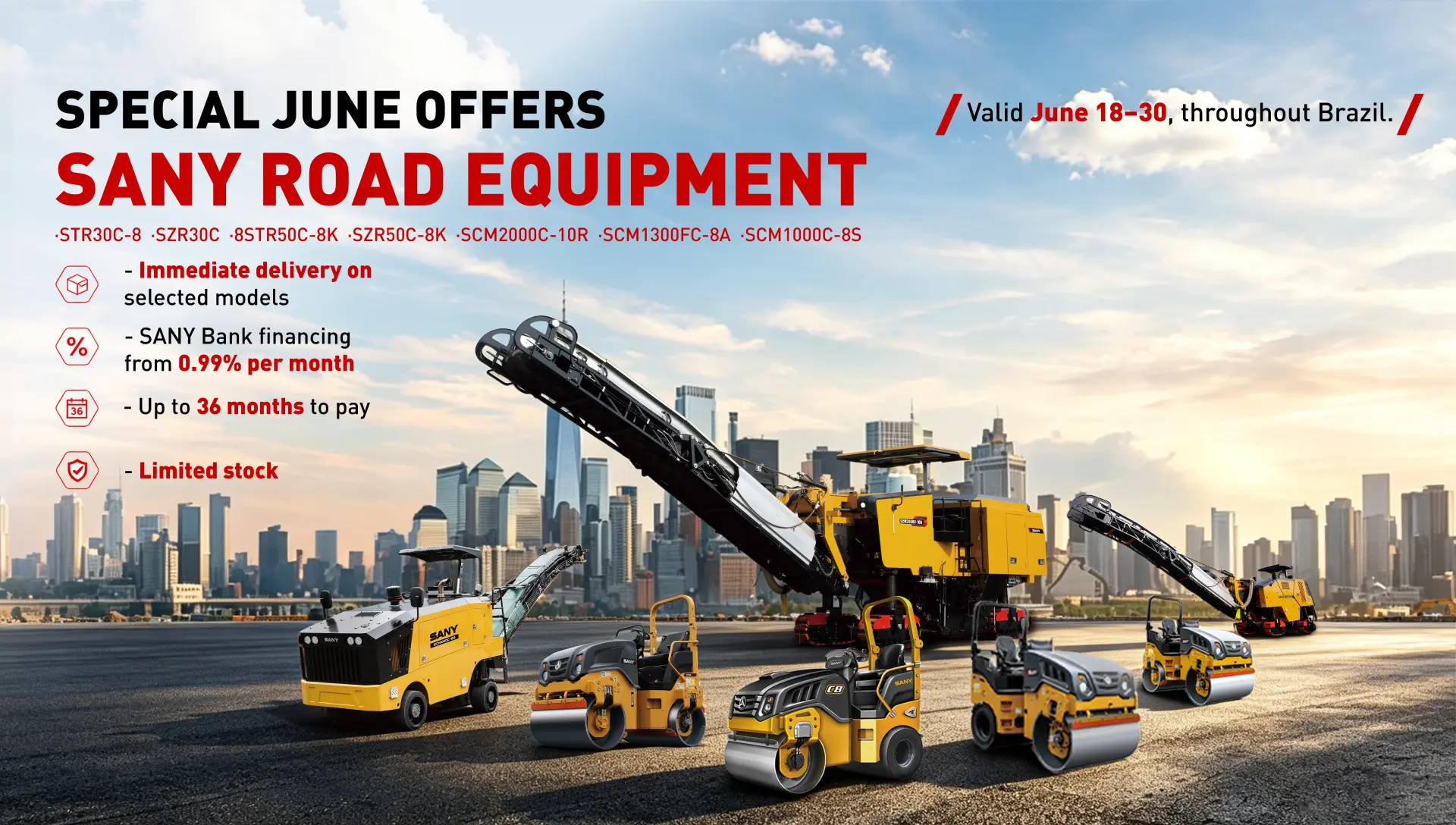 SANY road machinery