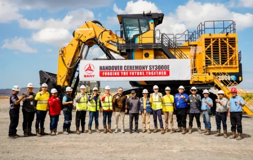 SANY’s SY3000E Electric Mining Excavators Make Overseas Debut in Indonesia, Marking a New Era for Green Mining