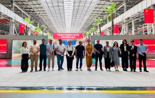 Moroccan Mainstream Media Delegation Visits SANY’s Lighthouse Factory