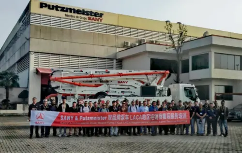 SANY & Putzmeister Joint Concrete Pump Service Training Strengthens LACA Service Capabilities in Brazil