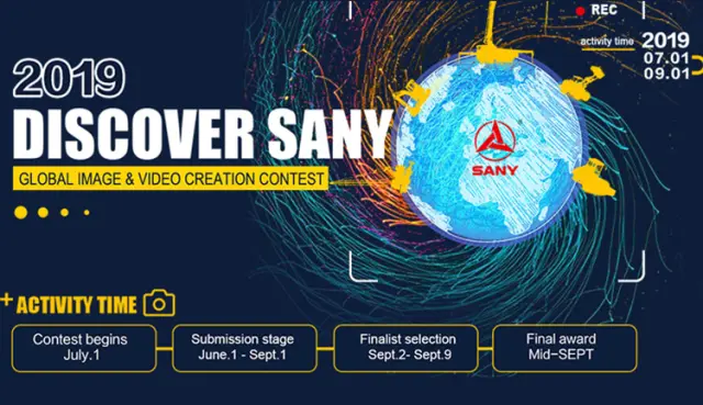 2019"DISCOVER SANY" Global Image & Video Creation Contes